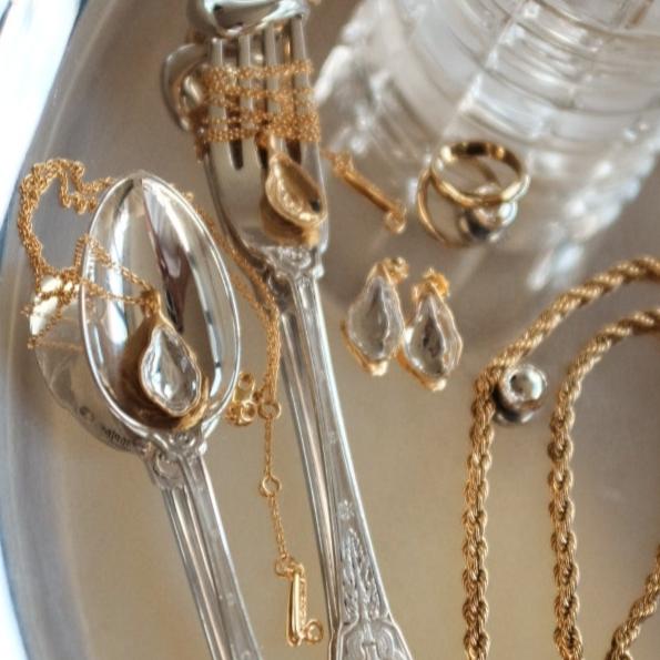 Eddie Oyster Necklace - Silver/Gold Vermeil