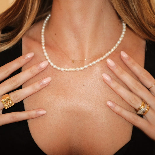 Addis Pearl Choker
